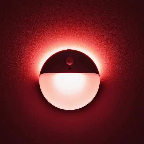 Vista 11 de YUNLEX Paquete de 2 luces nocturnas a batería, luces de inodoro, luz de sensor de movimiento pequeño de 2.6 pulgadas, luces adhesivas, 3 modos