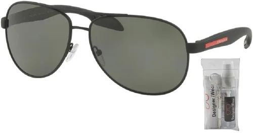 Vista 2 de Prada PS53PS - Gafas de sol piloto para hombre incluye kit de cuidado de gafas