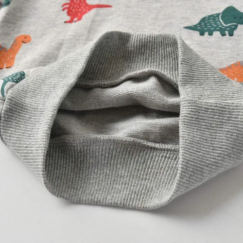 Vista 7 de Conjunto de sudadera con capucha y pantalones, de manga larga, con varios diseños, para bebé o niño