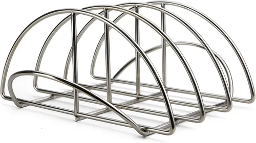 Vista 7 de Rejillas para costillas de barbacoa para ahumar, Classic Joe, accesorios de estante expansor de parrilla BGE - Optimiza el espacio de la parrilla