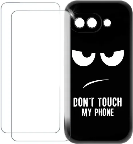 Vista 16 de Screen Protector and Case for Pixel 9A 5G - Angry Panda