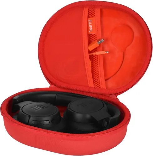 Vista 10 de Funda rígida EVA para JBL Live 770NC/670NC/660NC/650BT/460NC/400BT/500BT y JBL Tune 770NC/710BT/720BT/700BT/750BT/520BT/510BT/760NC/660NC/500/E4