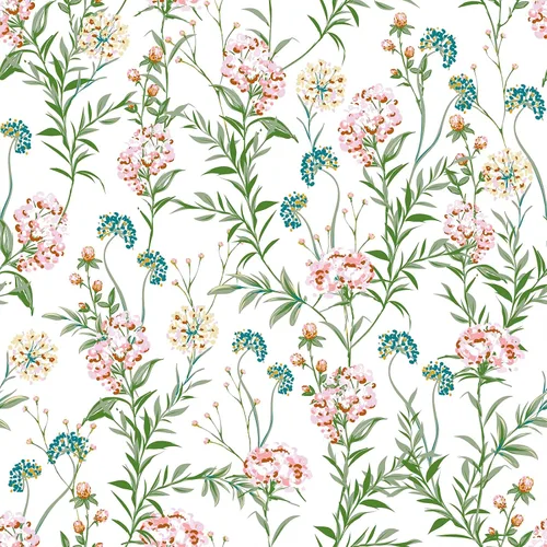 Vista 10 de VEELIKE Papel tapiz de estilo chinoiserie rosa con diseño de mariposas para dormitorio, habitación de niñas, 17.7 x 118 pulgadas, papel de contacto