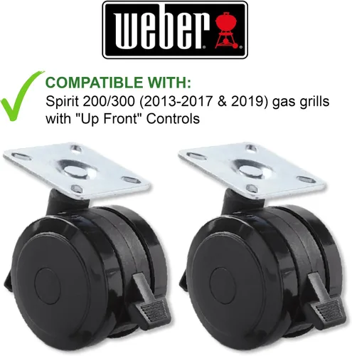 Vista 3 de Weber # 69828 Rueda de bloqueo para parrillas Spirit Serie 200/300