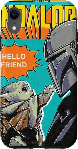 Vista 24 de Funda para iPhone 14 Pro Max Star Wars The Mandalorian Mando y el Niño