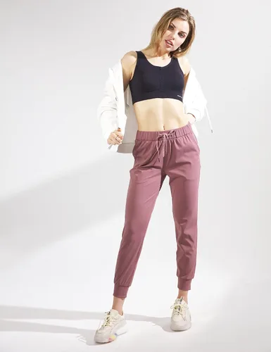 Vista 6 de AJISAI - Pantalones deportivos para mujer con cordón y bolsillos, para correr y relajarse