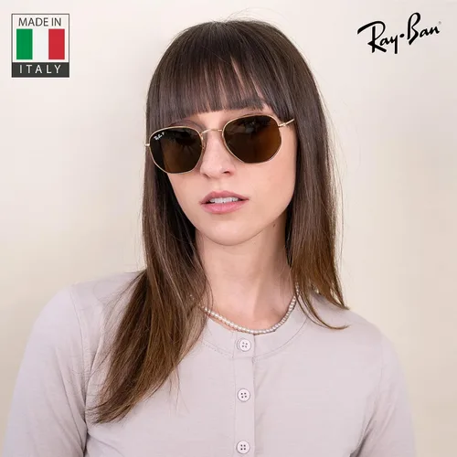Vista 44 de Ray-Ban RB3548N Lentes planas hexagonales, gafas de sol cuadradas y redondas con kit oficial de gafas