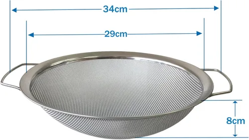 Vista 2 de Paquete de 2 coladores de pintura de malla fina de acero inoxidable para cubos de 5 galones, filtro de impurezas y protege la pistola rociadora
