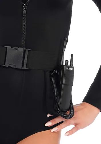 Vista 4 de Disfraz para mujer Equipo SWAT XS Negro