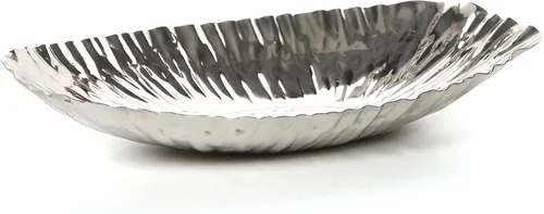 Vista 11 de Hosley tazón de metal de acero plateado de 5.75 pulgadas, ideal para popurrí seco, velas redondas, bodas, eventos especiales, centros de mesa