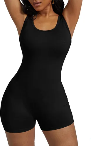 Vista 2 de Alaroo - Catsuit corto de una pieza para mujer