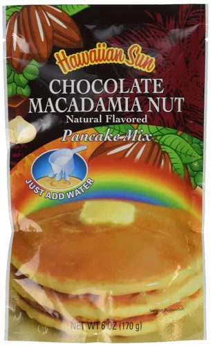Vista 7 de Mezcla para panqueques de plátano y nuez de macadamia, 6 onzas de Hawaiian Sun