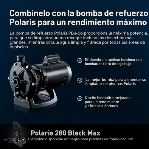 Vista 7 de Limpiador de Piscina Polaris Vac-sweep lateral de presión 280