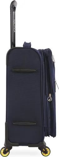 Vista 6 de Nautica Pathfinder - Juego de equipaje suave de 2 piezas equipaje de mano lona Azul MarinoAmarillo Pathfinder - Juego de equipaje de 2 piezas