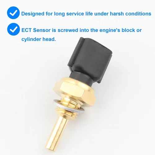 Vista 3 de Sensor de Temperatura de Refrigerante, Sensor de Temperatura ECT Reemplaza 158-0606, 1580606 Compatible con Nissan Infiniti - Altima Frontier Leaf