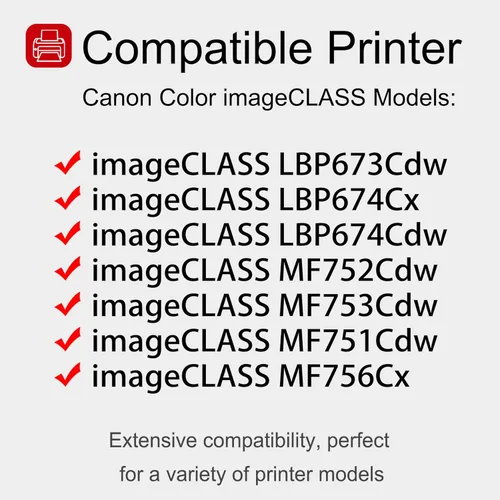 Vista 2 de Paquete de 1 cartucho de tóner magenta 069 5092C001 069 5092C001 compatible con 5092C001 Reemplazo para Canon imageCLASS LBP673Cdw LBP674Cx