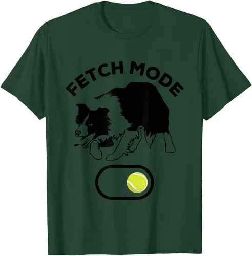 Vista 19 de Border Collie Stuff - Camiseta de pelota de tenis para hombre, Border Collie Fetch, Blanco Gris Oscuro