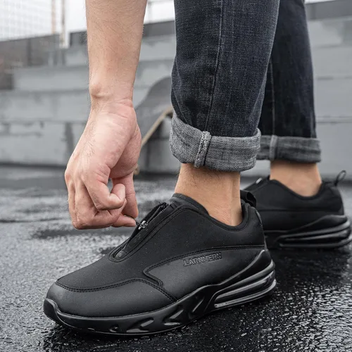 Vista 6 de LARNMERN Non Slip Work Shoes for Men Fashion Sneakers Kitchen Chef Slip Resistant Shoe Waterproof Food Service Walking and Casual Air Cushion
