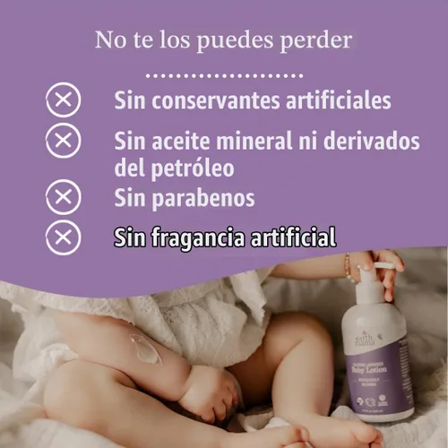 Vista 3 de Earth Mama Angel Baby loción natural sin perfume para bebés, 10-368, 1, 1