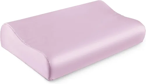Vista 11 de THXSILK 19 Momme - Funda de almohada 100% seda de morera para almohada de espuma viscoelástica de contorno, funda de almohada cervical, paquete de 1