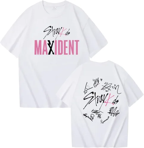 Vista 13 de Xkpopfans Kpop SKZ Straykids Maxident Merch - Camiseta unisex Felix Minho