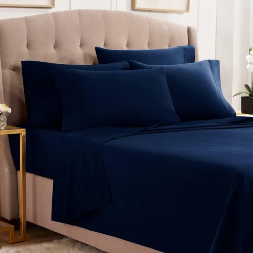 Vista 44 de Empyrean Juego de sábanas individuales - 110 GSM 4 piezas de sábanas para cama individual, sábanas de tamaño individual doble cepillado, sábanas