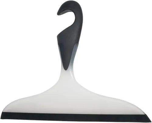 Vista 6 de WENKO 20177100 - Escobilla de baño Loano para baño y ducha, plástico, color azul claro