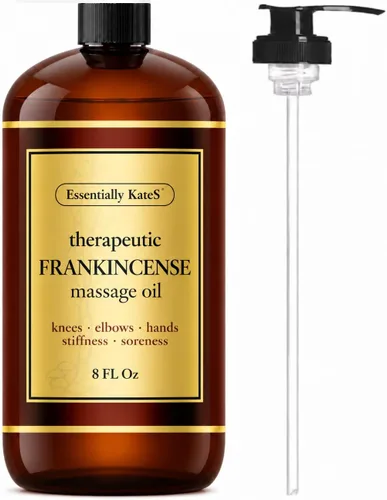 Vista 4 de Essentially KateS Aceite de Masaje para Músculos Adoloridos 8 onzas líquidas - Extracto de Árnica y Menta - Calma los Músculos y Articulaciones