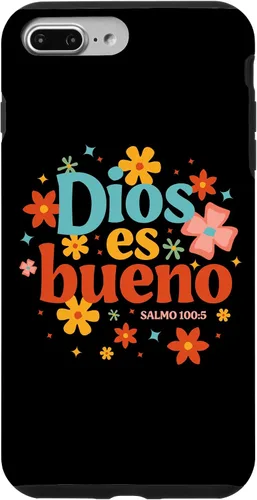 Vista 12 de Funda religiosa de la Biblia para iPhone 16 Dios Es Bueno Spanish Christian Jesus God
