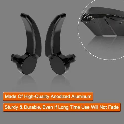 Vista 6 de Levantadores de tapa de alforja para Harley Davidson Touring Street Glide FLHR FLHT FLHX FLHTK 2014-2022