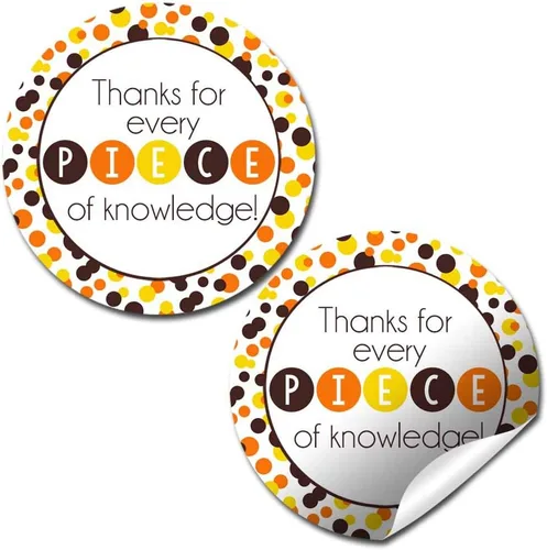 Vista 10 de S'More Teachers Like You Teacher Appreciation Thank You, 40 calcomanías circulares de fiesta de 2 pulgadas por AmandaCreation, ideales para sellos
