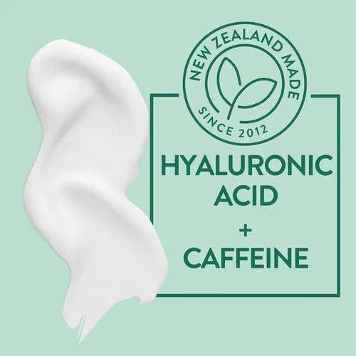 Vista 9 de By Nature Botanicals Crema para debajo de los ojos con ácido hialurónico y cafeína, crema de ojos reafirmante y refrescante para ojeras, cuidado