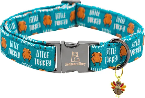 Vista 52 de Lionheart glory Collar de perro, collar azul para perros pequeños, collar de dinosaurio ajustable para perros pequeños, regalo para mascotas