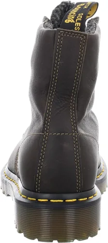 Vista 5 de Dr. Martens Botas de cuero Grizzly con forro de piel sintética unisex para adultos