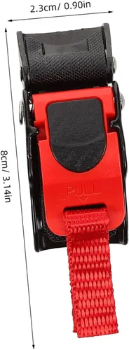 Vista 3 de STOBAZA Accessories 2pcs Motorcycle Quick Release Buckle Chin Strap Clip Easy to Install Stainless Steel