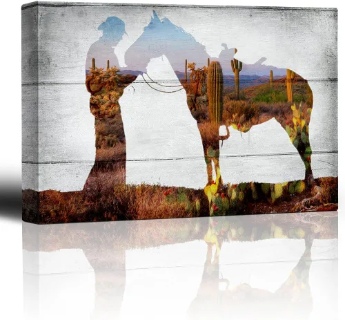 Vista 21 de Hermoso paisaje lona Wall Decor, arte moderno, Home Sets, 12" x 18