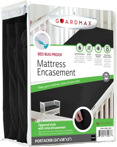 Vista 89 de Protector de colchón Guardmax con cremallera funda contra insectos para cama 100% impermeable suave, hipoalergénico y transpirable