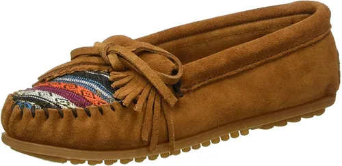 Vista 27 de Mocasín Minnetonka Kilty de gamuza para mujer Tela Arizona