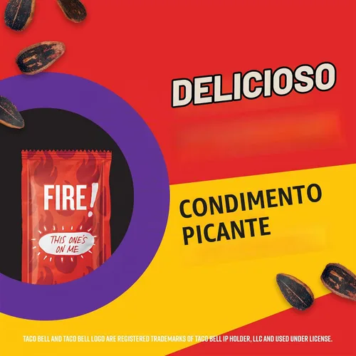 Vista 3 de BIGS Semillas de girasol, sabor fuego, 5.35 oz.