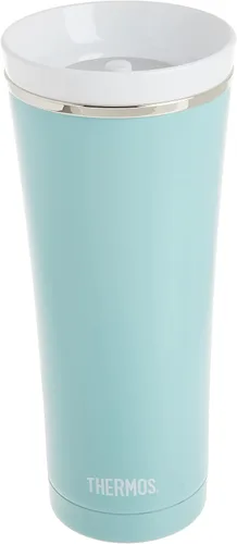 Vista 5 de Vaso de viaje Thermos de acero inoxidable, 16 onzas, Dorado