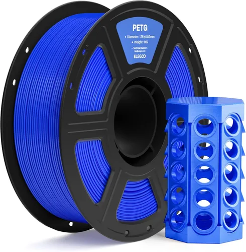 Vista 26 de ELEGOO Filamento PETG para impresora 3D de 0.07 in, color negro, 8.8 lbs
