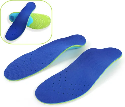 Vista 6 de Soporte de arco ortopédico para hombres y mujeres, plantillas para pies planos, pies de arco alto, dolor de fascitis plantar, plantillas de apoyo