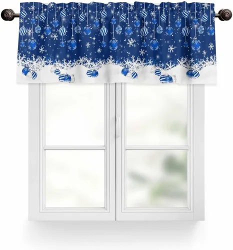 Vista 12 de Juego de Cortinas de Cocina del Día de San Patricio Trébol de la Suerte Shamrock Juego de Cenefa de Ventana, Cortinas con Bolsillo para Barra