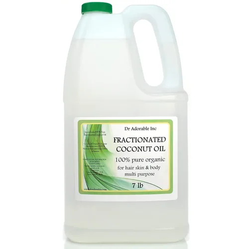 Vista 6 de Dr Adorable - 16 oz - Aceite de coco fraccionado - 100% puro natural orgánico Hidratante para el masaje del cabello de la piel DIY Beauty
