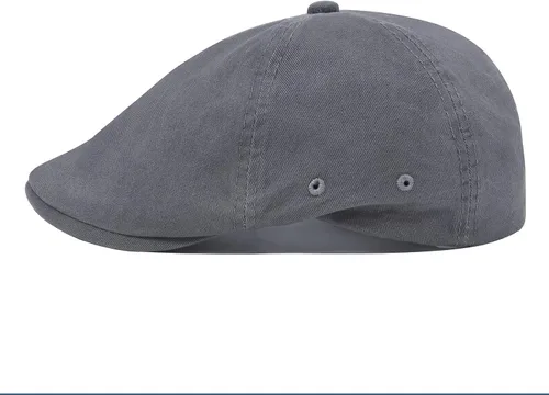 Vista 3 de VOBOOM Algodón Lavado Gorra Plana Cabbie Sombrero Gatsby Ivy Irish Hunting Newsboy