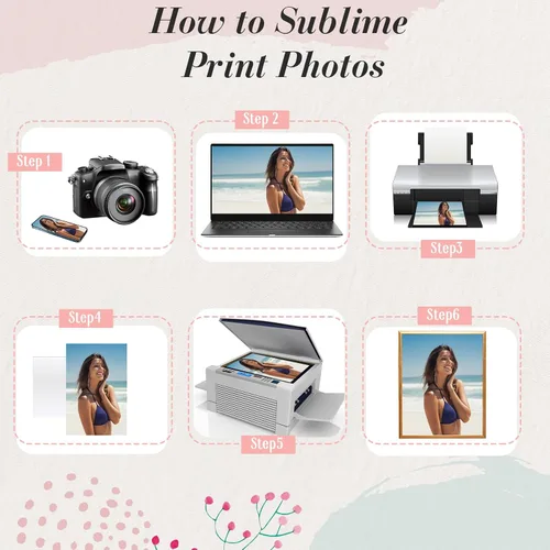Vista 4 de Therwen 30 piezas de 8 x 10 pulgadas Sublimación de metal en blanco de aluminio para sublimación Señales en blanco hojas de paneles de fotos