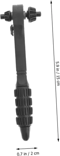 Vista 5 de Herramienta de llave de portabrocas 2 en 1 Llave de trinquete para un fácil ajuste manual