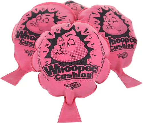 Vista 3 de Laughing Smith Whoopie - Paquete familiar de cojines (paquete de 6, 6 pulgadas), juguetes de broma a granel para recuerdos de fiesta, bolsas