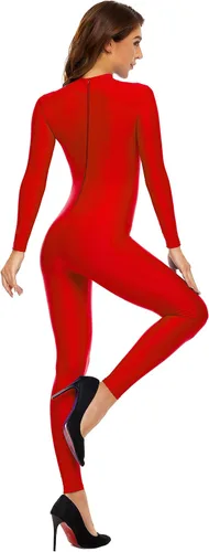Vista 5 de Kepblom Traje completo de una pieza de manga larga con cuello alto para mujer
