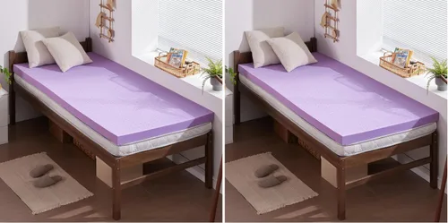 Vista 12 de SINWEEK Cubrecolchón de espuma viscoelástica de gel de 1.5 pulgadas, ventilado, suave, para aliviar la presión, almohadilla para colchón